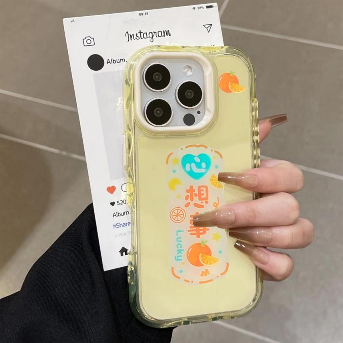 

Creative Wave Jelly Two-in-one Mobile Phone Case for Apple 15promax Mobile Phone Protective Case Cartoon High Fashion Style For iPhone 16PROMAX