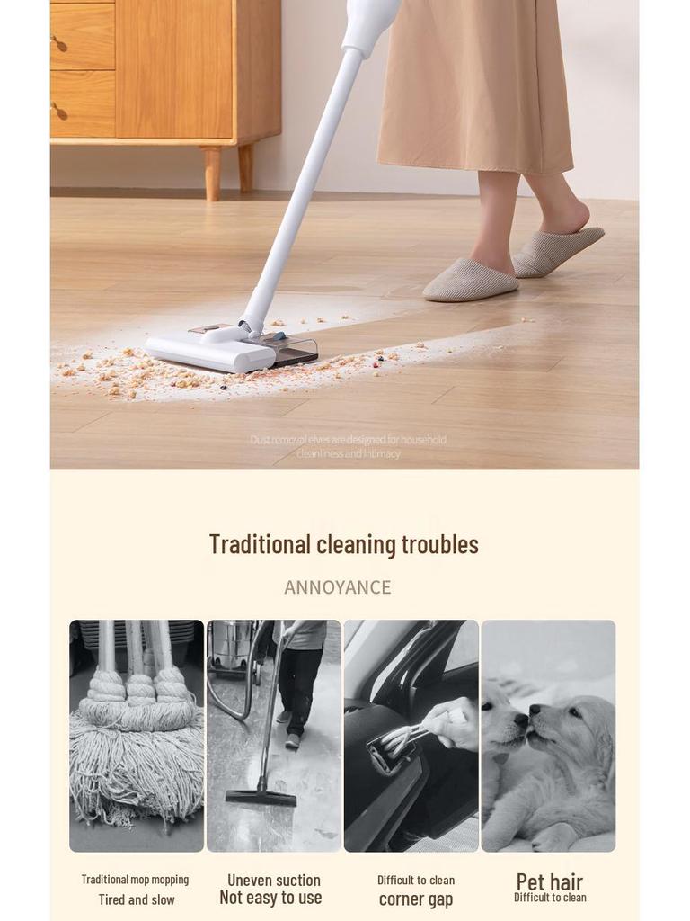Chigo Cordless Handheld Vacuum Cleaner - Rechargeable & Powerful Suction, Perfect Gift