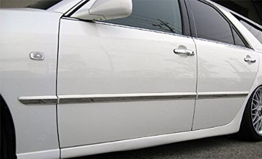 BRIGHTZ Finish Stainless Steel Side Door Moulds for Mark II Blit 3846 Ultra-Mirror (6-Piece Set) (110 Series) [SID-MOL-063]