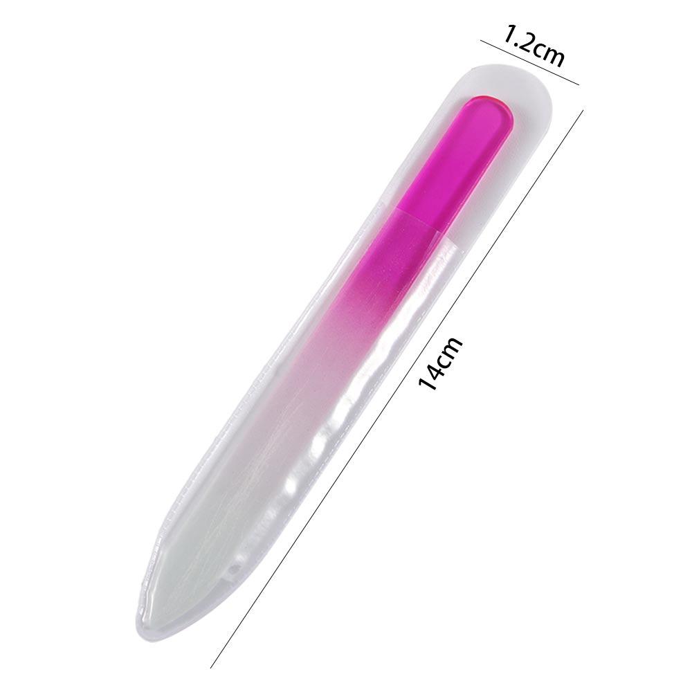 Hot Durable Pro Tool Crystal Glass File Buffer Nail Art Files Manicure Device
