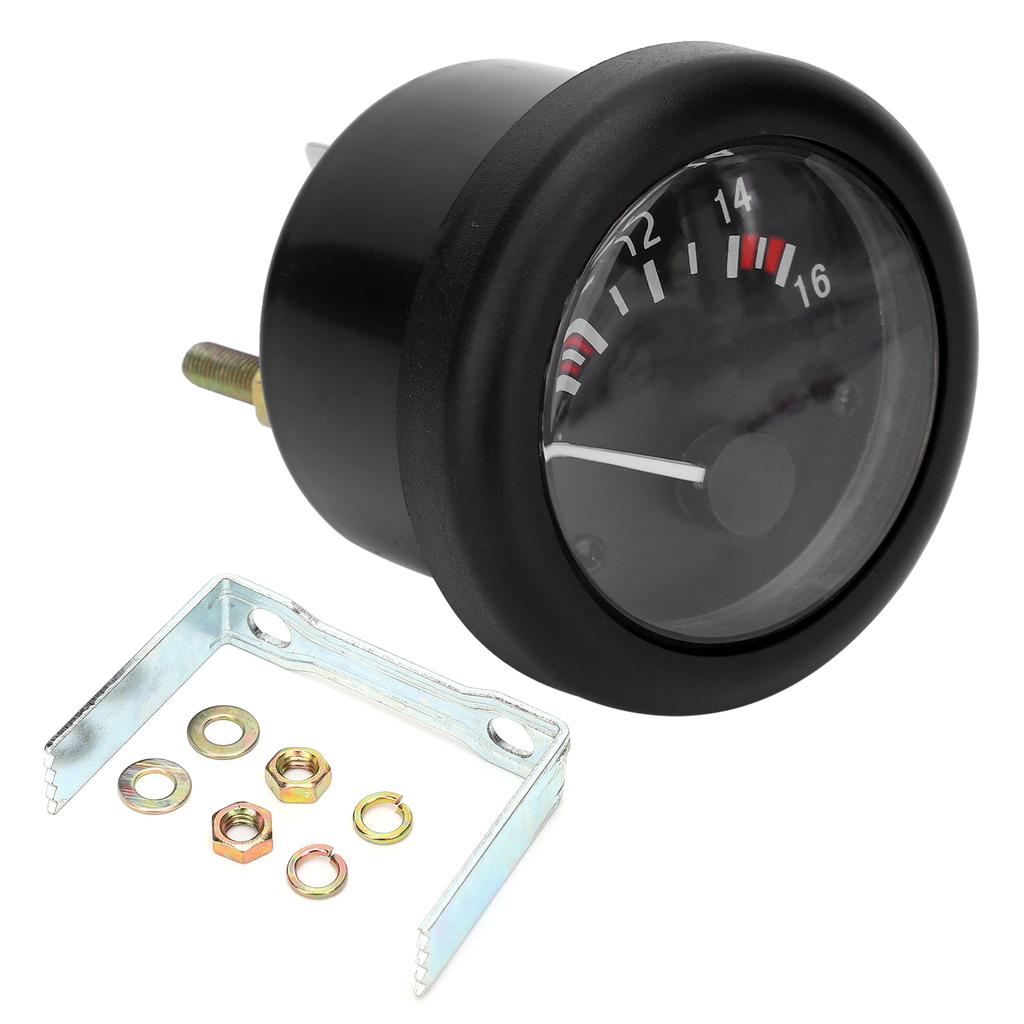 Battery Voltmeter 52mm Unit Volt Meter Auto Motor Power Supply Measurement DC12V VDG117