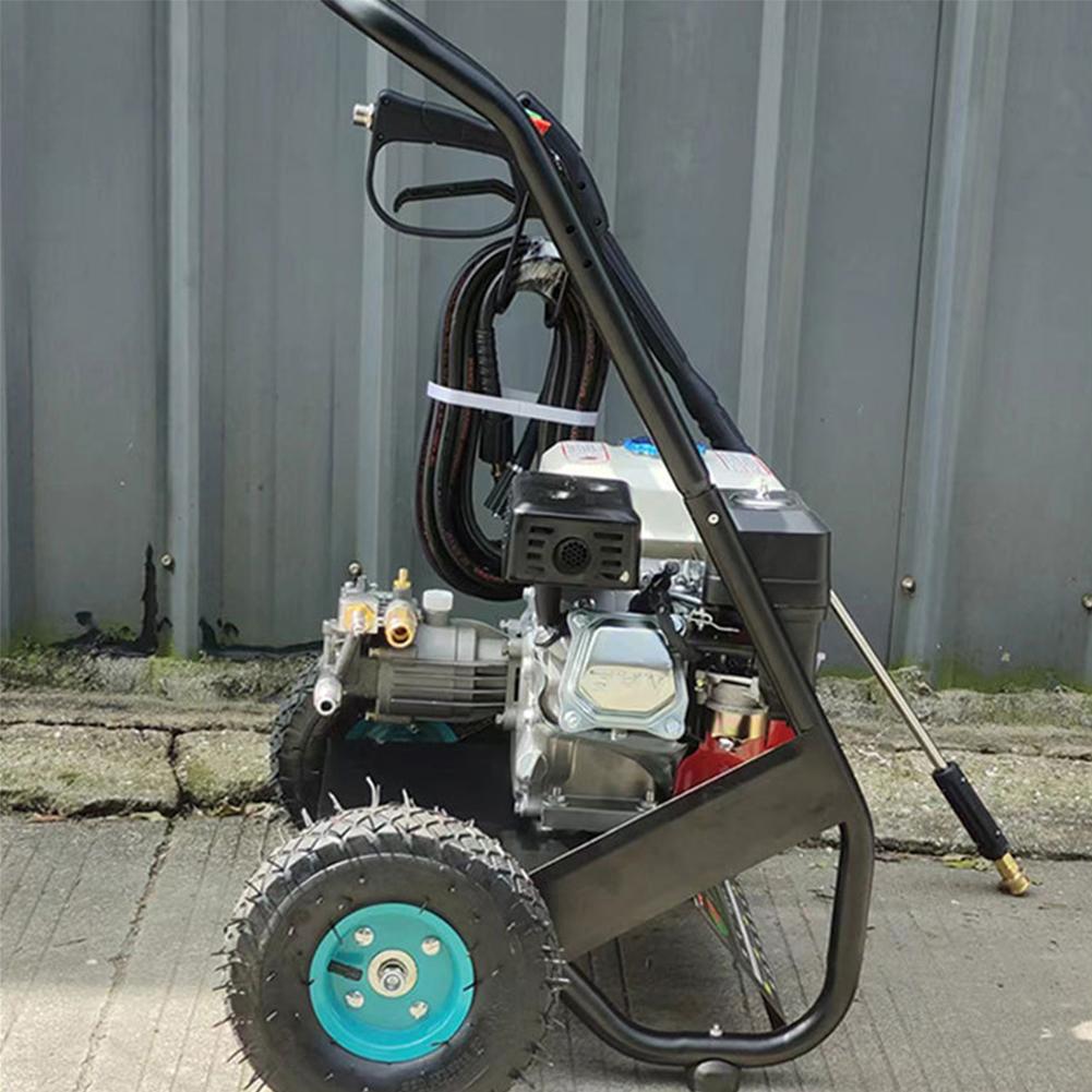 3/4 tums axel Horisontell högtryckstvättpump 2400-2750 PSI Vid 2,2-2,4 GPM GPM Plåtpump Rengöringskraftverktyg Tillbehör