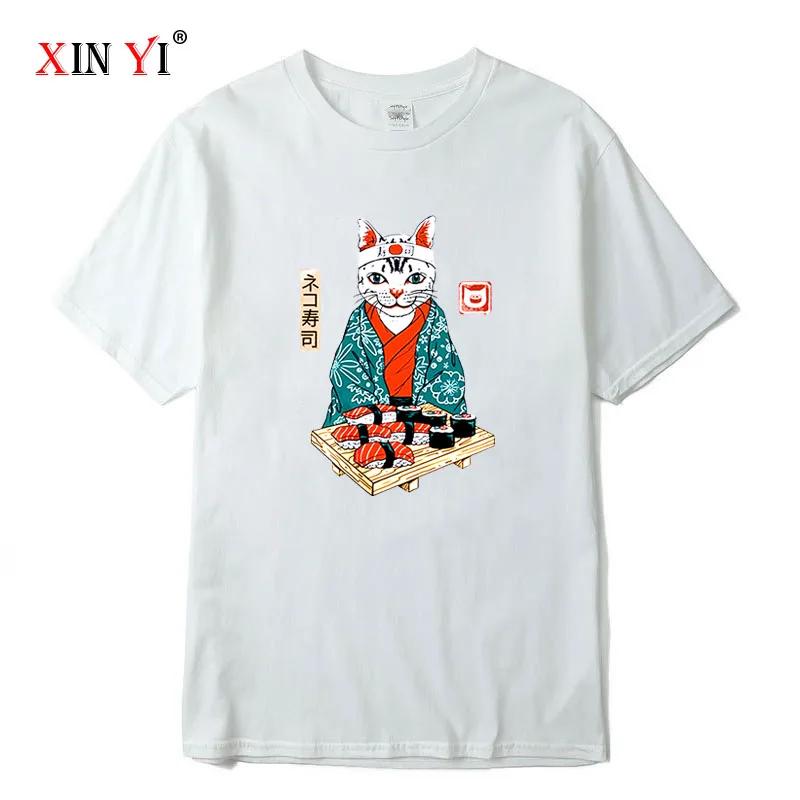 Mens High Quality 100 Cotton Funny Anime Tshirt Printing Summer T Shirt Casual Loose Male Crewneck for Men Tshirt Male Tee