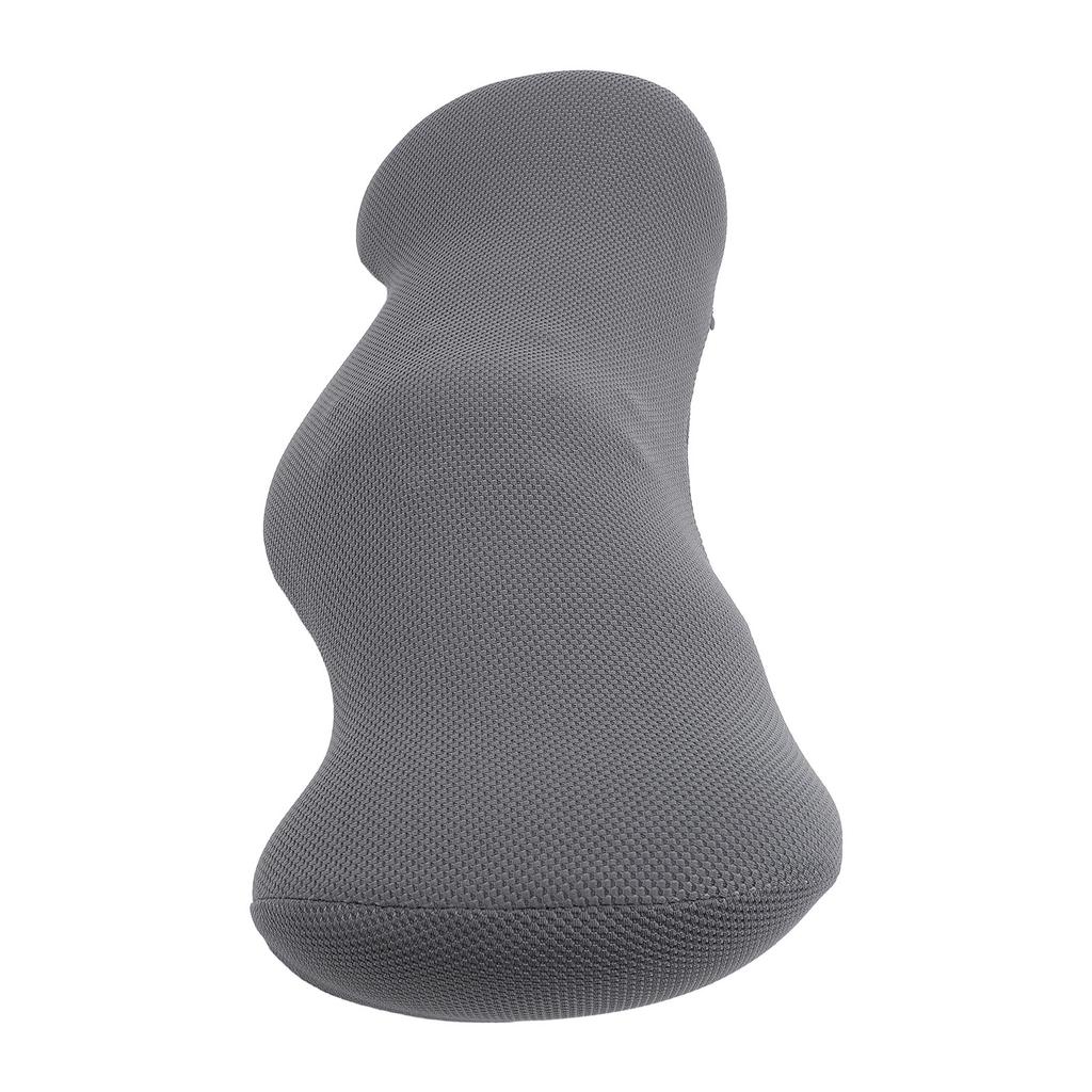 54.5x24x11cm Lumbar Support Pillow Memory Foam Lower Back Waist Pillow for Sleeping Gray