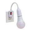 Douille à vis LED universelle, Prise de chevet avec, Ampoule ultra lumineuse pour chambre à coucher, Douille pour lampe de nuit à insertion directe