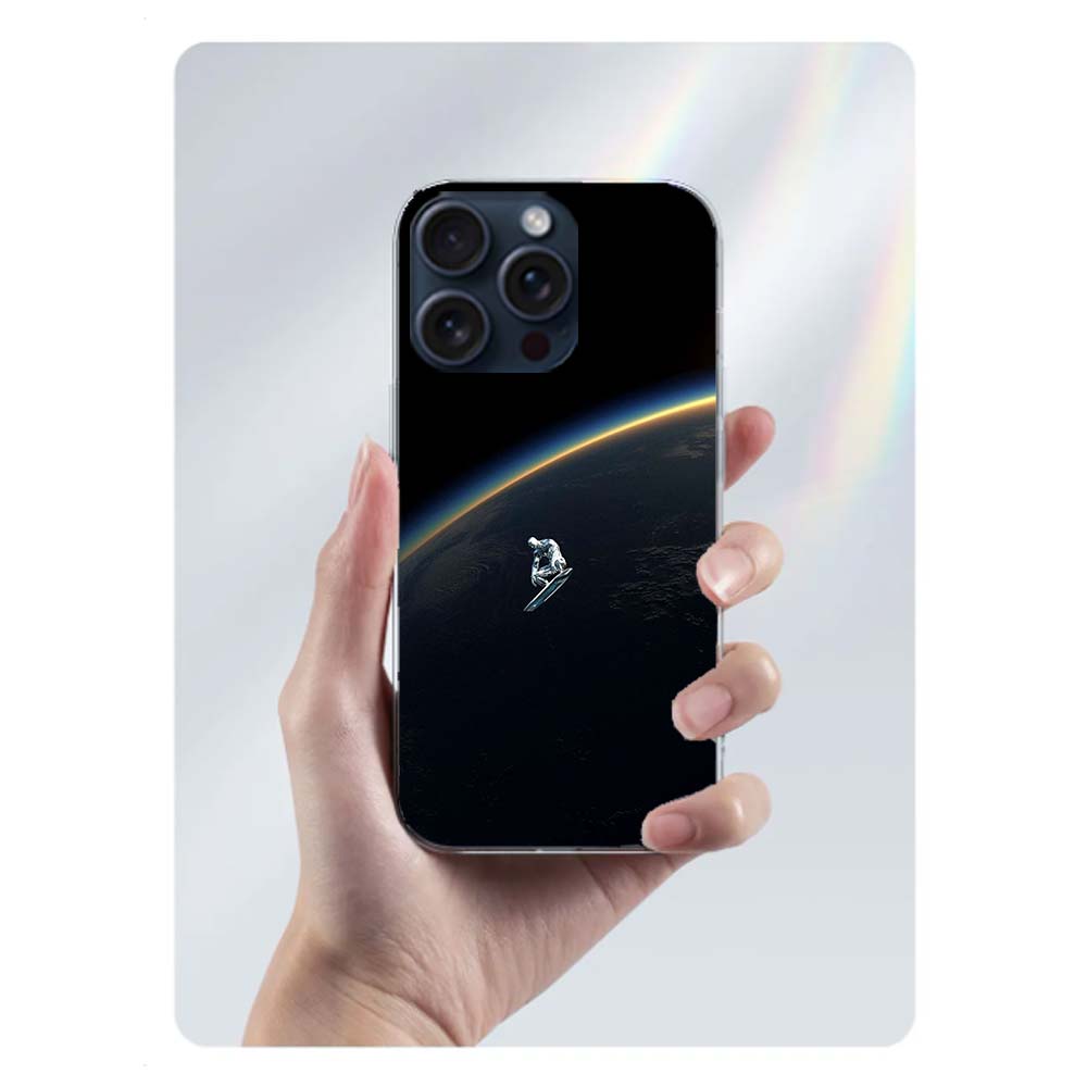 Silver Surfer Clear Phone Case For Iphone 17 Air 16 Pro Max 15 Pro 14 Plus 17E 16E 11 13 12 Mini Cover Cases Fundas Cell TPU Cap