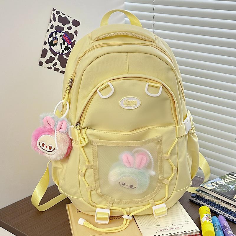 Children's Schoolbag Elementary School Girl Junior High School Student High School Student Splicing Backpack Fashion Backpack