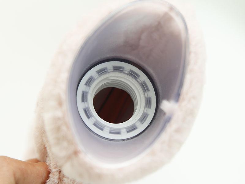 Plüsch-Wärmflasche aus Kaninchenfell im koreanischen Stil XL mit PVC-Wasserbeutel - Handwärmer & Heiße Kompresse