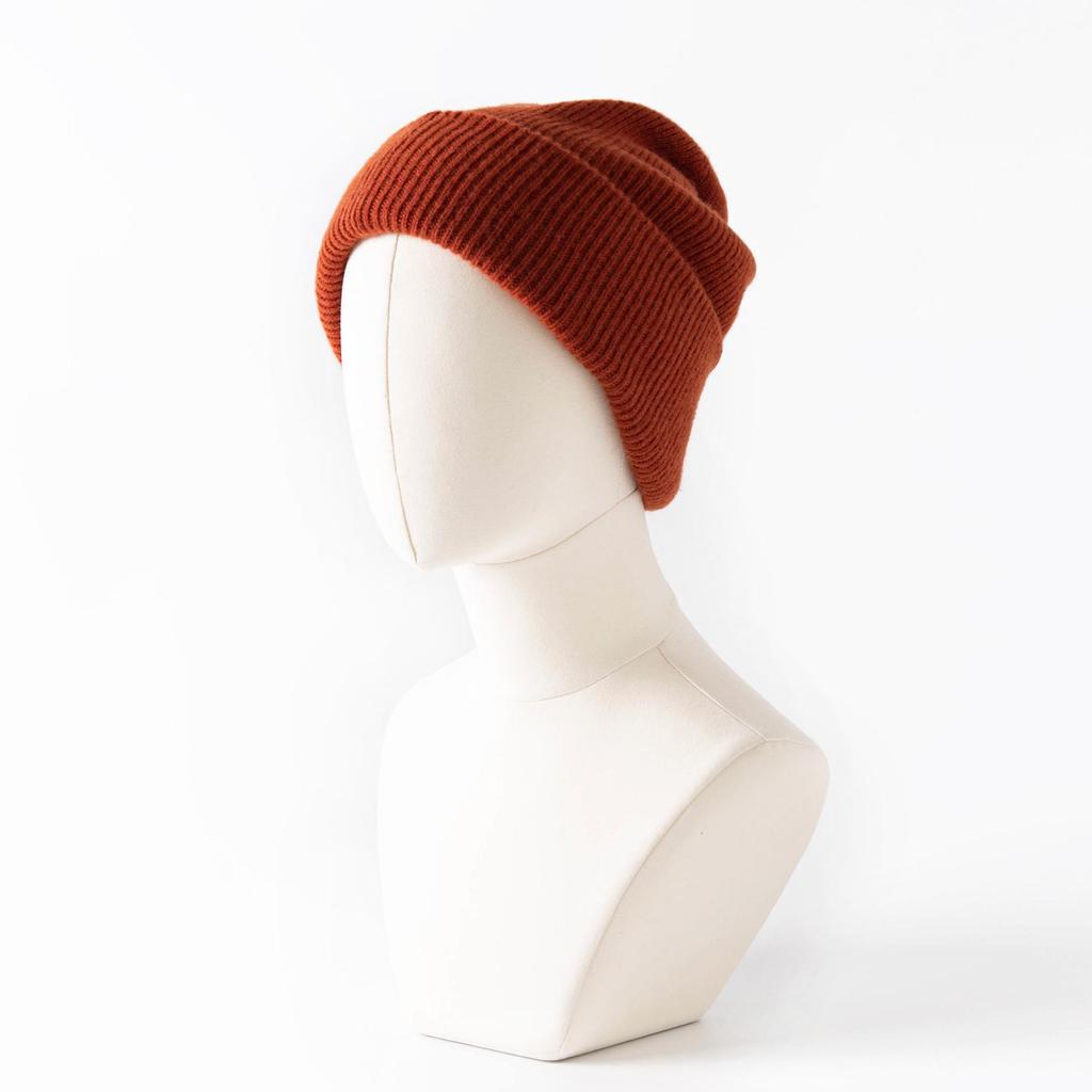 Unisex Herbst-Winter Koreanischer Stil Trendige Gestrickte Wollmütze - Vielseitig, Warm, Einfarbig, Lässiger Stil
