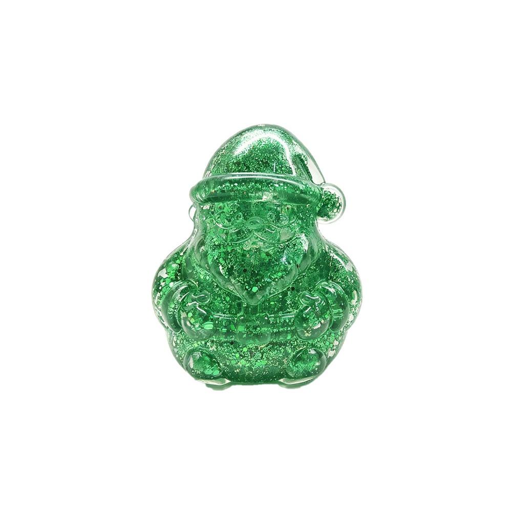 Christmas Tree/Santa Claus Shape Xmas Anti Stress Squeeze Toy With Sequins Sensory Toy Office