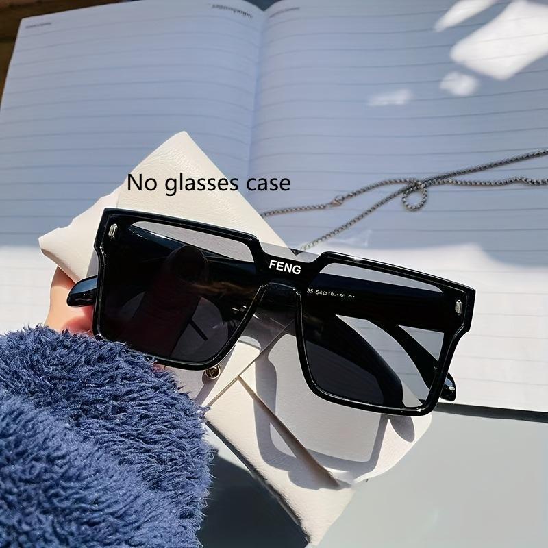 

New Fashion Square Sunglasses For Women Men Modern Design Retro Color Frame Sun Glasses Shades UV400 Eyeglasses черный серый