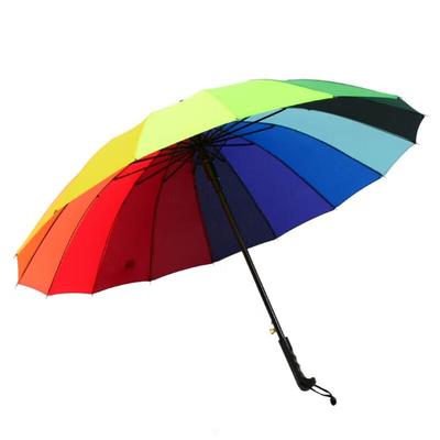 Manual 16-Rib Straight Umbrella