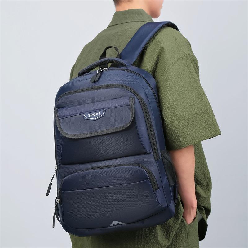 Backpack Men's New Large-capacity Multi-compartment Lightweight Junior High School College Student Schoolbag Women's Travel Backpack Tide