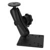 Double Ball Mount Double Socket Arm Tablet Fish Finder Mount with 1.5 Inch C Size Ball for Phone Vehicle Boat