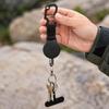 Round Reels Tethers Lanyards for Key and Access Card with a Retracting Cord That Returns the Attaching Item After Each Use