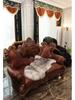 Australian Pure Wool Sheepskin Non-slip Winter Sofa Cushion - Thickened European Chaise Lounge Seatpad