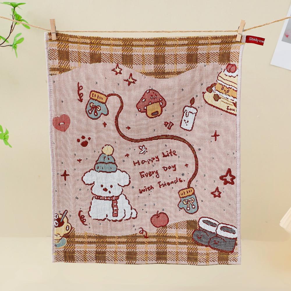 4 Layer Cotton Gauze Large Hand Towel 34x40cm Pure Cotton Dish Cloth Kitchen Towel Home Restaurant