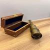 Handmade 50.8 cm Brass Marine Telescope Spyglass with Wooden Box Nautical Gift Decor
