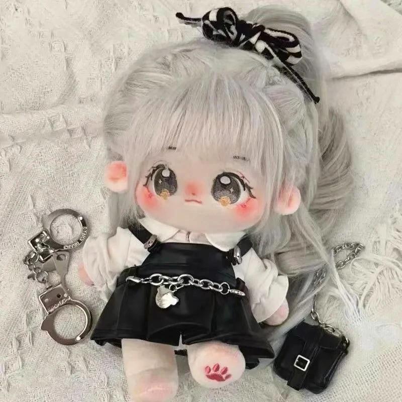 20Cm Nannan Plush Toys Girl Cute Cotton Doll Stuffed Super Star Figure Dolls Baby Can Change Clothes Children Halloween Gift