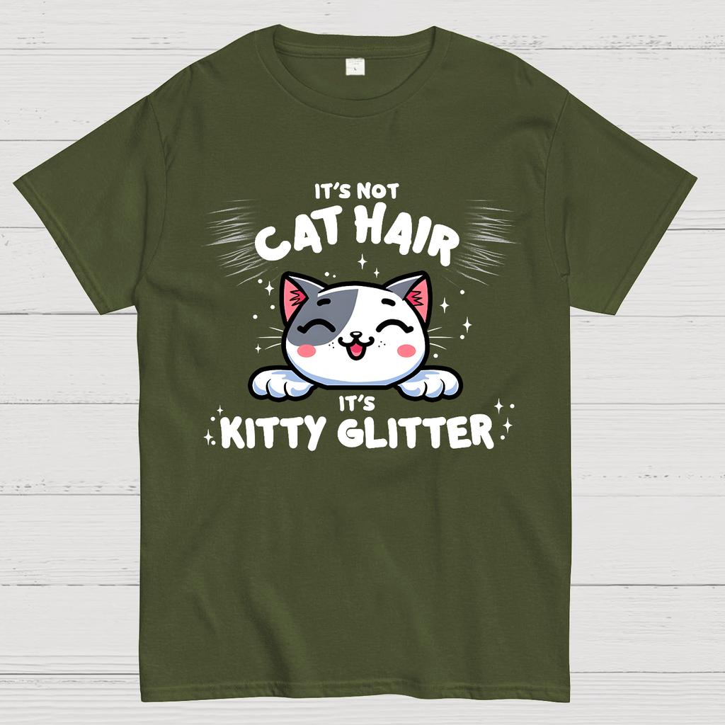 Kitty Glitter Cotton Summer Casual Cool Loose T-Shirt