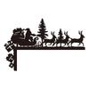 New Christmas atmosphere lintel decoration sticker self-adhesive party door wall sticker elk switch sticker