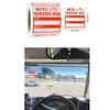Clear Transparent Surface Maintenance Reminder Label Car Service Sticker  Auto Repair Shop