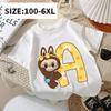 Monster Elf Cartoon Graphic Printed T-shirt Kids and Women Tees Top Summer Casual Men's Unisex Short Sleeve Clothing