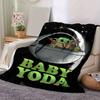 1pc. Cute Yoda Blanket - Perfect for Home, Office, Outdoor Use, Gift Idea, Suitable for All Seasonsz0417271