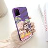 Painted Pattern Colorful Sliver Double Sided Hard Shell Shockproof Anti-fall Phone Casing for Vivo