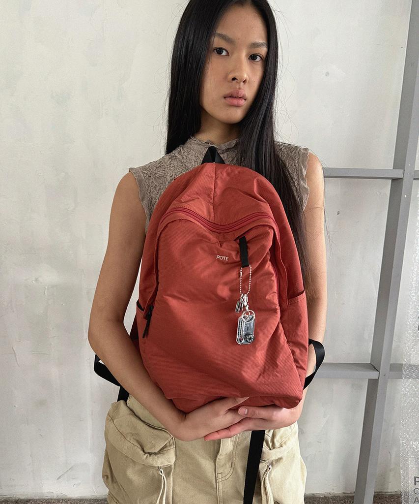 Pote 0002 Hyde Slot Classic Backpack_Orange Brick