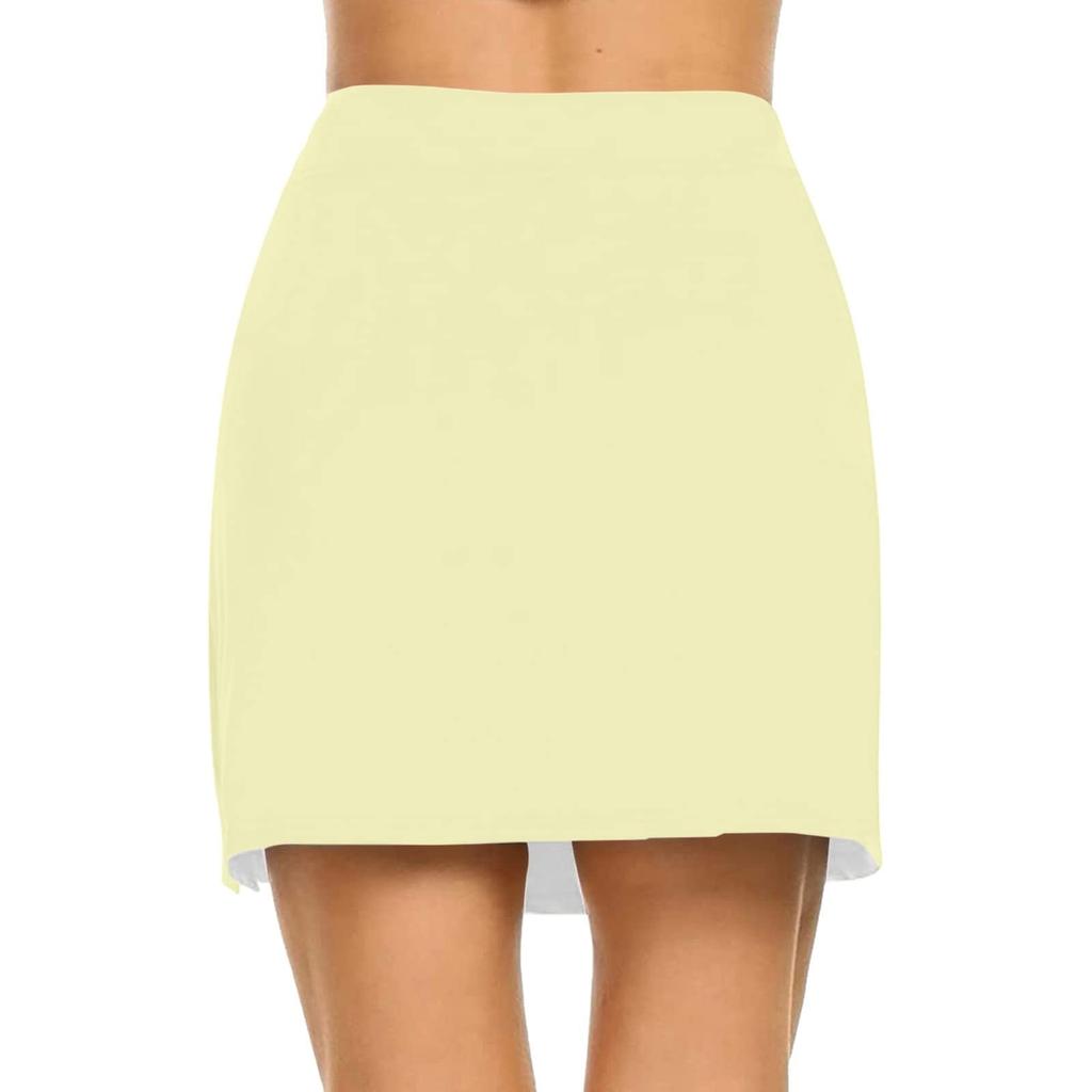 Elastic Yoga Culottes For Women Solid Athletic Shorts Lightweight High Waist Skinny Solid Joggers