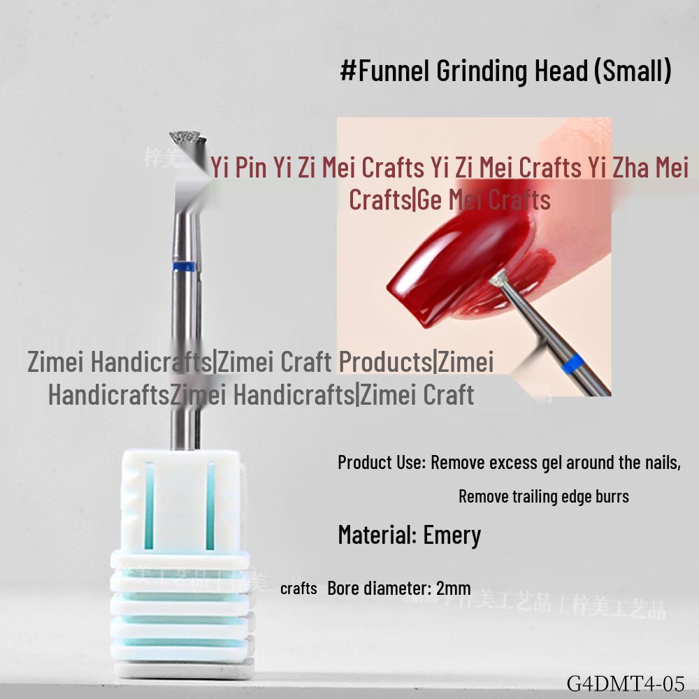 

Diamond Cuticle Remover and Gel Funnel Grinding Bit for Nail Art