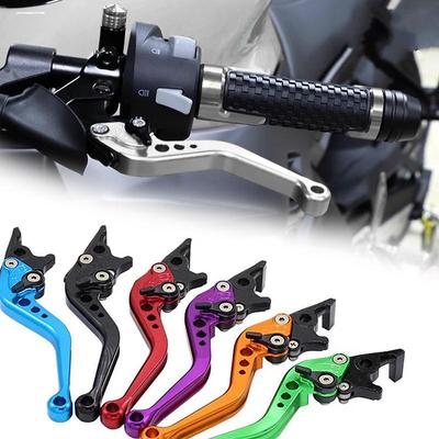 2Pcs Aluminum Alloy Motorcycle Motorbike Modification Clutch Brake Lever Handle