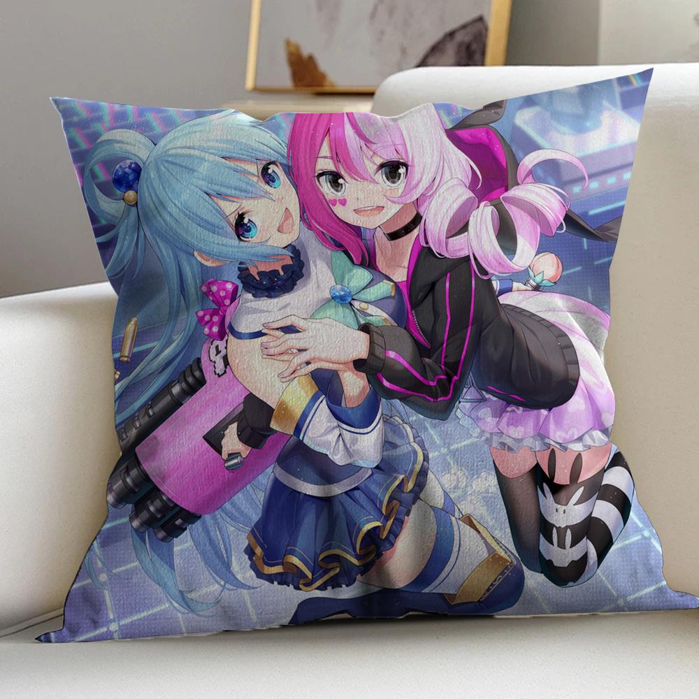 

Konosuba Благословение богов на этот чудесный мир Наволочки Диван Декоративный Дом Двусторонняя печать Наволочки 12x12Inch