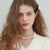 Less Is More Black Tie Ribbon Hair Pin