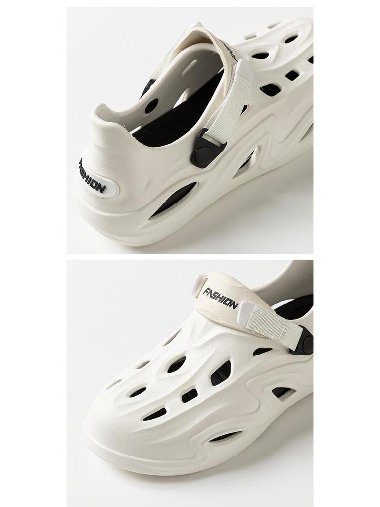 Men's Thick-Soled Non-Slip Clogs for Driving, Fishing, and Outdoor Beach Wear