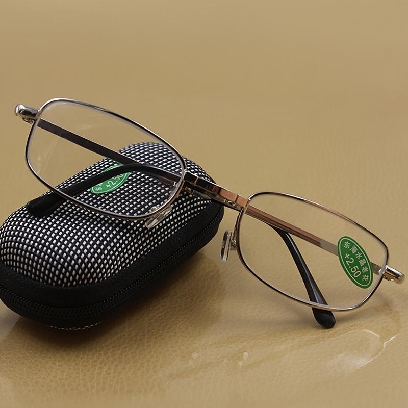 

1 шт. мужские и женские складные очки для чтения с футляром для хранения +1.0~+4.0 +2.00