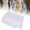 Quasten Fransen Spitze Latein Kleid Bühnenbekleidung Schuhe Handwerk Vorhang DIY Zubehör 14cm 5.5inWeiß