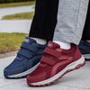 Diabetikerskor Herr Dam Bekväma Promenadskor för Äldre Svullna Fötter Ortopediska Justerbara Dubbla Kardborreband Sneakers