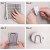 Sponge Holder - JF-ENG - 5 Pcs - 304 Stainless Steel - Self-adhesive - Waterproof