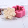 Handmade  Soap  Mold Silicone Maple Leaf Snowflake Shaped Diy Fondant Baking Cooking Cake Decorating
