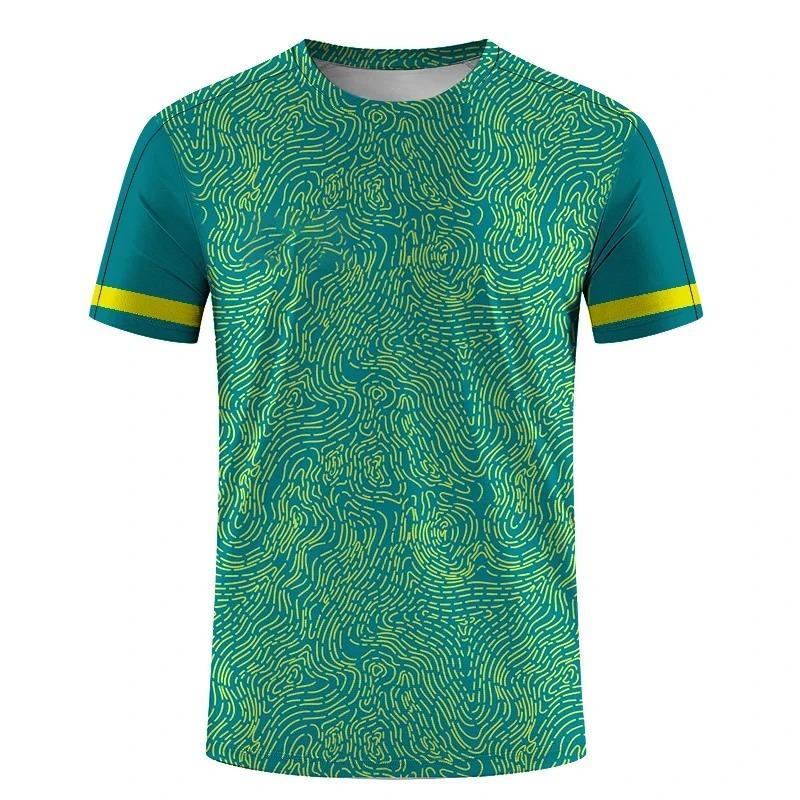 Outdoor Sports Events Training Clothing Badminton Motion Men's T Shirt Oversized Short Sleeve Tracksuit Casual Round Neck Tops