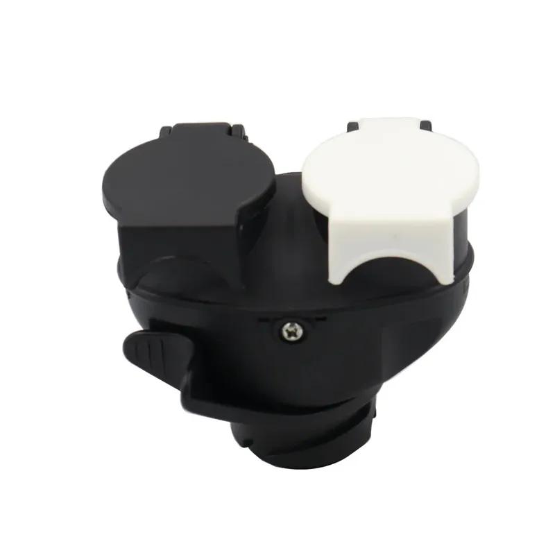 Car Euro Trailer PlugG Socket 13 To 7 Pin N & S Dual Socket Trailer Towbar Towing Socket 12V Electrical Connector Adapter