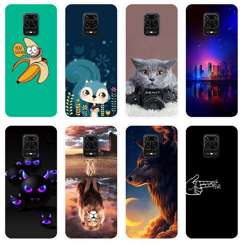 

Для Xiaomi Redmi Примечание 9Pro XiaomiRedmiNote9Pro Дело Мягкий Силиконовый Обложка Мультфильм Телефон Дело Модно