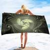 Oversized Jaquard Beach Towels,Lightweight and Quick Dry Pool Towels,Soft Absorbent Jacquard Abstract 3D pattern Beach Towel