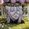B-Black Anime B-Butler Cushion Cover Home & Car Dual-Scene Pillow Cover: Reversible for Premium Comfort
