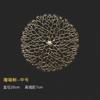 Background Home Decoration Wall Hanging Copper Pendant Metal Hollow Out Coral Lotus Leaf Fish Pond Goldfish Wall Decoration