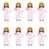 5pcs Wholesale Cartoon Jesus Embroidered For Clothes Iron On Patches For Clothing Hats Backpack Jackets Sew Embroidery Badges 