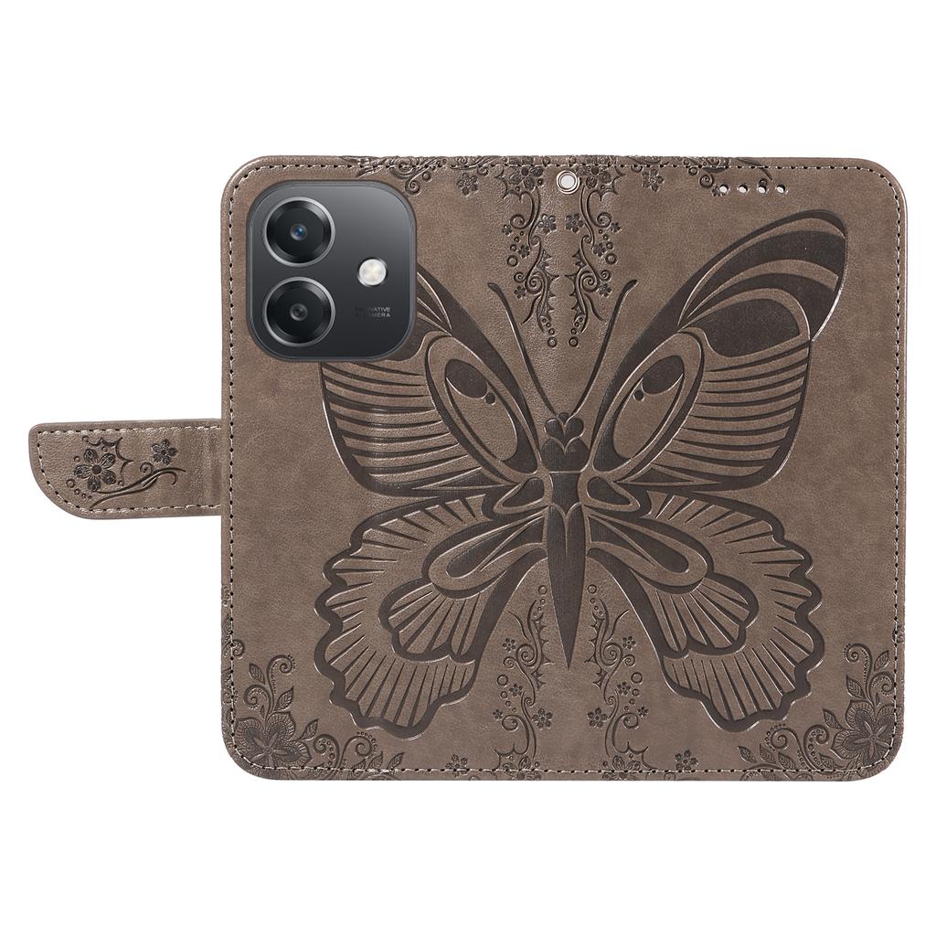 For Oppo A5x 5G/A3x 4G/5G (India)/A3 4G/5G/A60 5G/A40 4G/A40M 4G Case Butterfly Pattern Leather Wallet Flip Phone Cover