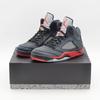 136027-006 Nike Air 5 Retro Satin Black University Red Bred (Men's)